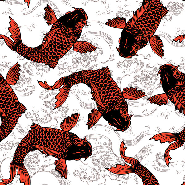 Japanese carp,　 seamlessly